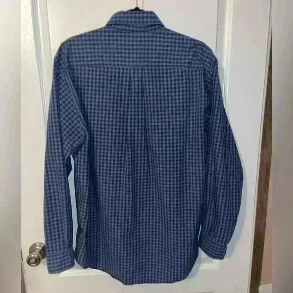 Brooks Brothers blue‎ gingham long sleeve button up size medium - Picture 2 of 3